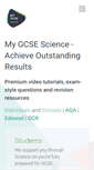 Mobile Screenshot of my-gcsescience.com